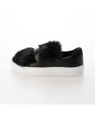 MODE ET JACOMO <MODE ET JACOMO>ボリュームファースリッポン ブラック