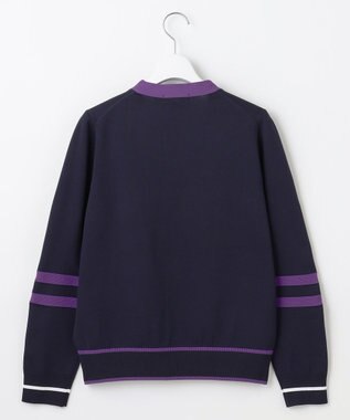 23区GOLF 【WOMEN】【ウォッシャブル】ニットカーデガン ネイビー系