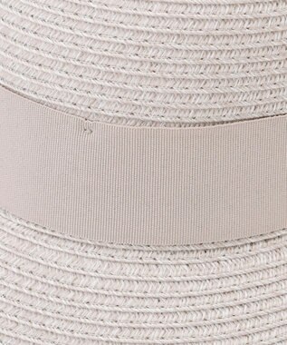 TOCCA 【サイズ調整可】HALF BRIM RIBBON HAT ブレードハット グレージュ系