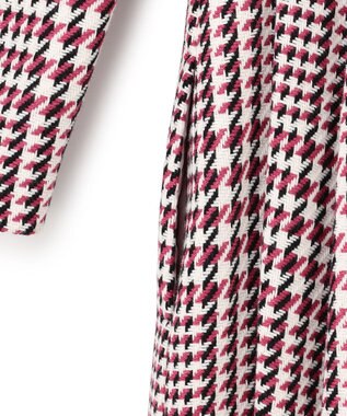 TOCCA 【百田夏菜子さん着用】【消臭】FROSTED CHECK TWEED ドレス アイボリー系