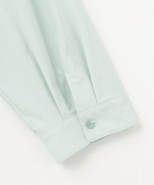 自由区 L 【カタログ掲載・洗える】リヨセルコットンツイル ブラウス ライトアクア