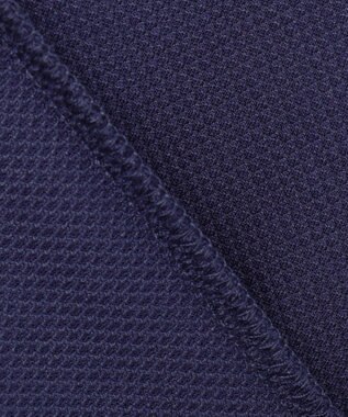 23区GOLF 【WOMEN】【UVカット】ハニカムカノコ長袖ポロシャツ ネイビー系