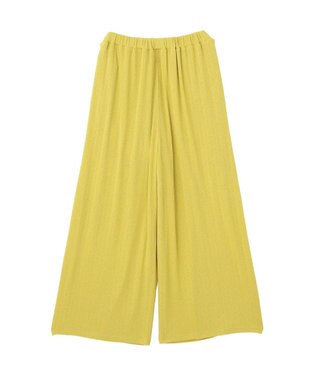 Green Parks シアーカットワイドパンツ Yellow