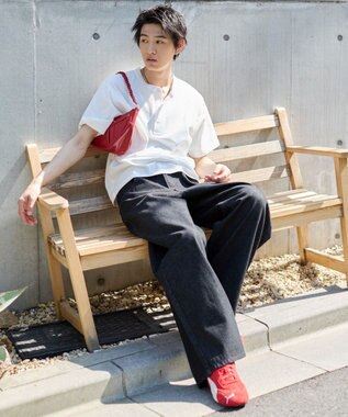 WEGO 【ユニセックス着用ITEM/SMLサイズ展開】エクストラバギーデニムパンツ デニムブラック