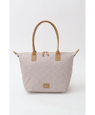 DAKS DD合皮ラージトートバッグ ベージュ