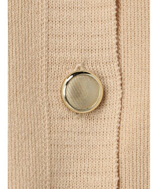 earth music&ecology 金ボタンニットベスト Beige