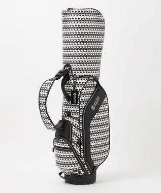 23区GOLF 【UNISEX】フラッグ総柄キャディバッグ　他と被らないデザイン ブラック系5