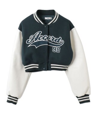 WEGO スタジアムロゴショートスタジャン グリーン