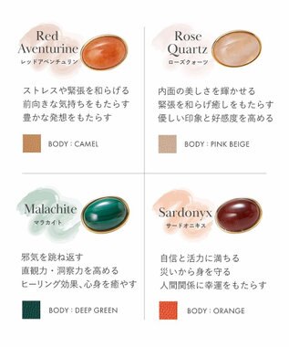 TOPKAPI 【TOPKAPI】gemdrops ジェムドロップ ミニエンボスレザー 天然石 三つ折り 財布 ブロンズ