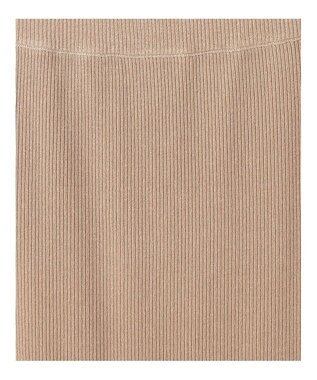 YECCA VECCA ティアードフリルラメニットスカート Beige