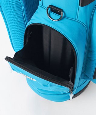 PW CIRCULUS 【UNISEX】デタッチャブル キャディバッグ シボ感のあるナイロンワッシャー素材 スカイブルー系