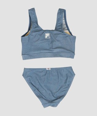 OP／FILA 【FILA】Ｔシャツ付きセパレート4点セット水着 ホワイト