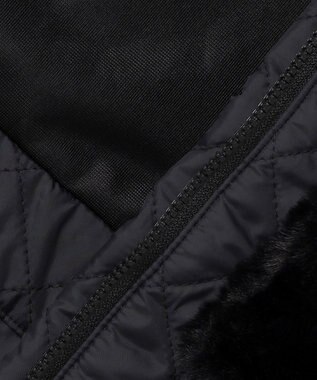 23区GOLF 【WOMEN】ファー＆キルトコンビワンピース ブラック系