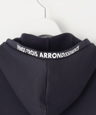 23区GOLF 【MEN】ストレッチ裏フリース フーディー ネイビー系