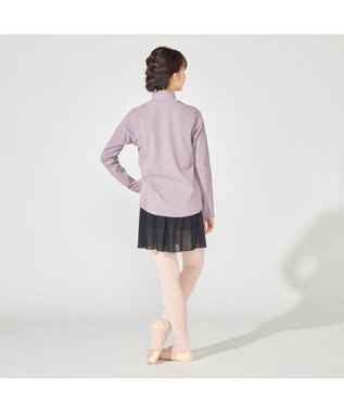 Chacott 【ノーソーイングニット】ポワントカバーレッグウォーマー グレイッシュローズ