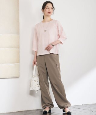 自由区 【SHIHOさん着用】ハイカウントカーゴ パンツ カーキ