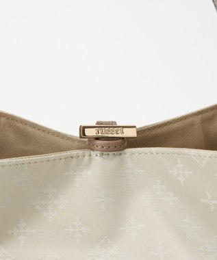 russet ナイロンジャガード2WAYミニトートバッグ(SF-260) Ecru