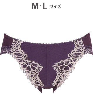 WACOAL ショーツ 【リボンブラ 脇すっきり】 BRB433とペア はきこみ丈あさめ ナイロンベア天竺素材(バック) レディース PRA133 /ワコール