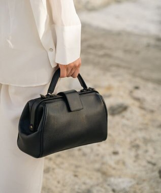 Atelier nuu 日本製 国産レザー parcel ナノダレス ショルダーバッグ ブラック