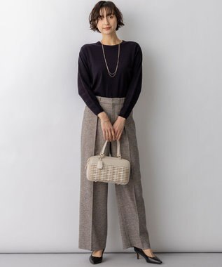 23区 【先行予約】バスケットメッシュ ボストンバッグ ベージュ系