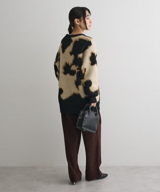 CRAFT STANDARD BOUTIQUE アニマルジャカードニットプルオーバー Light Beige