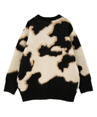 CRAFT STANDARD BOUTIQUE アニマルジャカードニットプルオーバー Light Beige