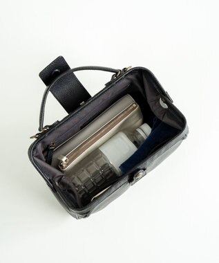 Atelier nuu 日本製 国産レザー parcel ナノダレス ショルダーバッグ ブラック