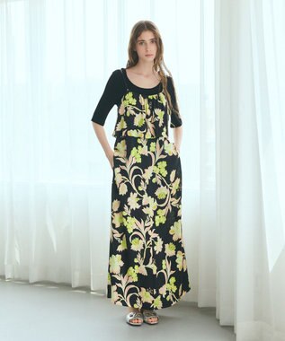 GRACE CONTINENTAL リゾートフラワーマキシ