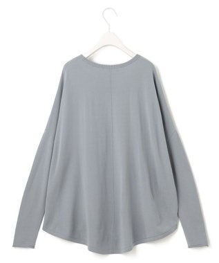 ICB 【洗える】 ヴィスコースワイド プルオーバー アッシュグレー系