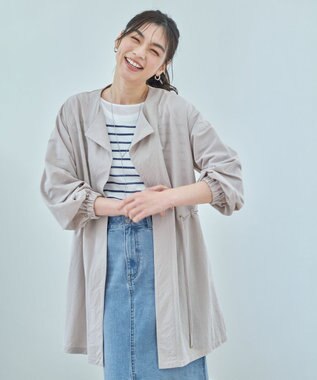 ANY L ドロストピケカーディガン ベージュ