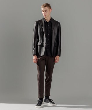 JOSEPH HOMME ライトラムナッパレザー　ジャケット ブラック系