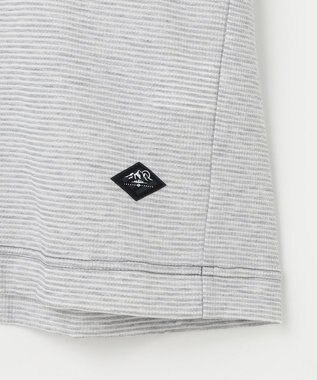 JOSEPH ABBOUD MOUNTAIN 【ゆったり】グリットワッフル　アウトドアポロ シャツ ライトグレー系