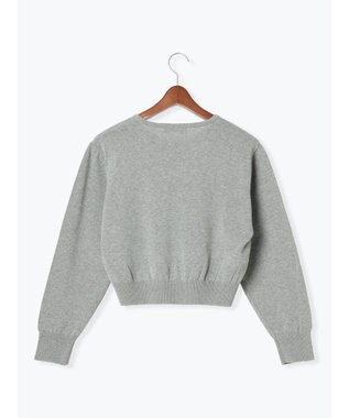 Te chichi コンパクトクルーネックニット【AOYAMA FASHION ASSOCIATION × Te chichi】 グレー