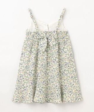 ANY KIDS フラワープリント キャミ ワンピース オフホワイト系