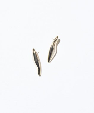 ウェーブメタルピアス