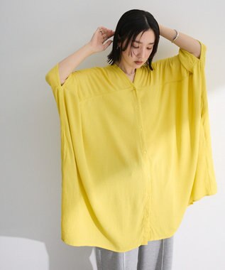 Green Parks Ｉ　レーヨンクレープチュニック Yellow