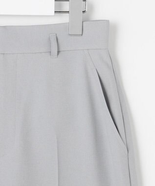 ANY SIS L スマートビューティストレッチベルト ワイドパンツ グレー