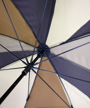 +RING 【限定/日本製】【大判】メンズ向け プラスリング 長傘60cm MLT SR297 ブラウン