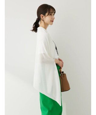 Green Parks Ｂ．ストールカーデ Off White