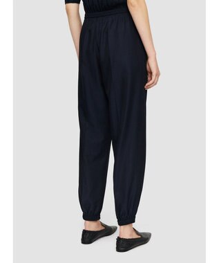 JOSEPH ソフトコットンシルク　イージートラウザーズ Navy