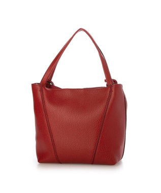 UNBILLION カシュカシュ cachecache / ジグザグステッチ変形ミニバッグ ワイン