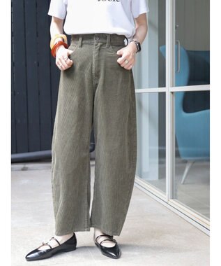 AMERICAN HOLIC コーデュロイコクーンパンツ Khaki