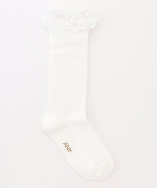 ANY KIDS レースハイソックス