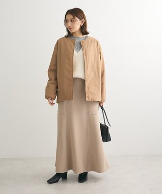 Green Parks ・ＥＬＥＮＣＡＲＥ　ＤＵＥ　カラーｓｔフレアスカート Beige