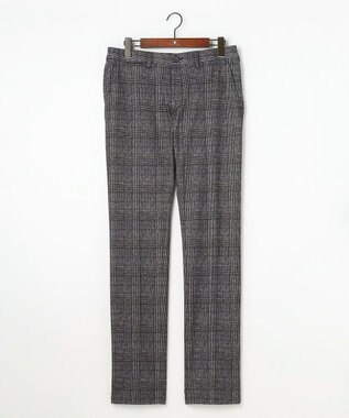 JOSEPH ABBOUD 【ストレッチ/ウエストも伸びる】ウールライクフランネルジャージーパンツ ブラック系4