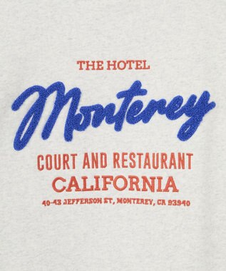 AMERICAN HOLIC サガラ刺繍裏毛プルオーバー Gray Mixture