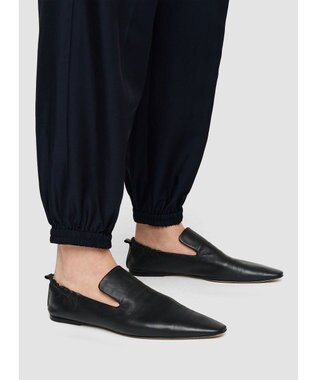 JOSEPH ソフトコットンシルク　イージートラウザーズ Navy