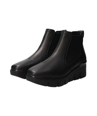 INTER-CHAUSSURES 【BUSSOLA】サイドゴアレザーショートブーツ