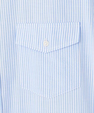 J.PRESS MEN 【WEB・一部店舗限定】シアサッカー 半袖シャツ / B.D. サックスブルー系1