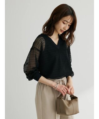 Green Parks ■ＥＳＣＡＲ　２ｗａｙメッシュプルオーバー Black